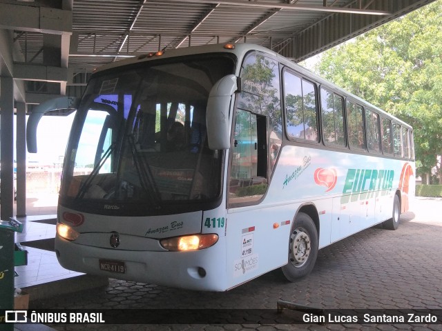 Eucatur - Empresa União Cascavel de Transportes e Turismo 4119 na cidade de Ji-Paraná, Rondônia, Brasil, por Gian Lucas  Santana Zardo. ID da foto: 7240243.