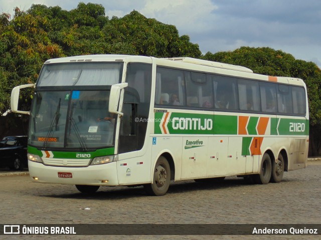 Empresa Gontijo de Transportes 21120 na cidade de Vitória da Conquista, Bahia, Brasil, por Anderson Queiroz. ID da foto: 7240419.