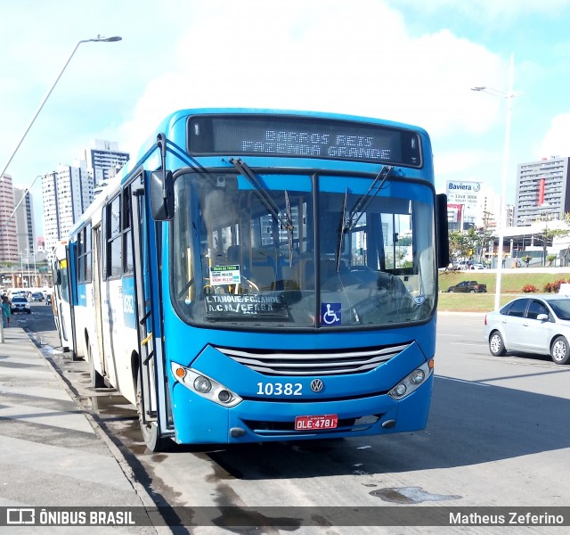 Concessionária Salvador Norte - CSN Transportes 10382 na cidade de Salvador, Bahia, Brasil, por Matheus Zeferino. ID da foto: 7239603.