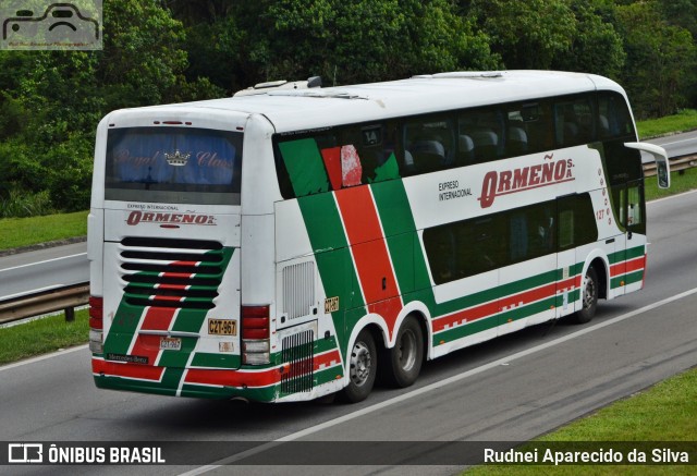Expreso Internacional Ormeño 127 na cidade de Santa Isabel, São Paulo, Brasil, por Rudnei Aparecido da Silva. Número da foto: #7243889.