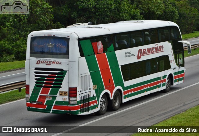 Expreso Internacional Ormeño 127 na cidade de Santa Isabel, São Paulo, Brasil, por Rudnei Aparecido da Silva. ID da foto: 7243889.