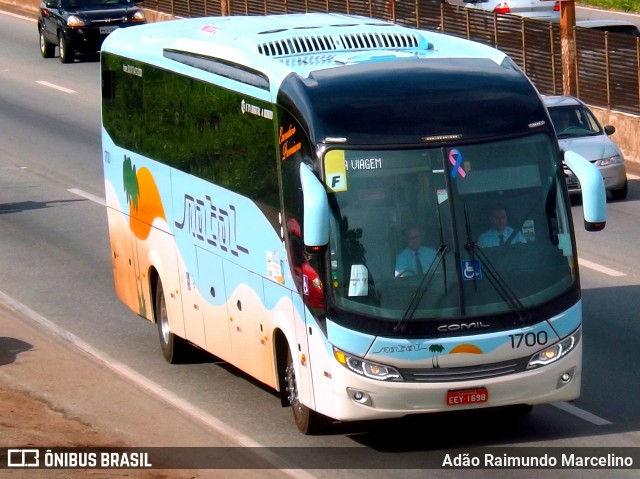 Transportadora Turística Natal 1700 na cidade de Belo Horizonte, Minas Gerais, Brasil, por Adão Raimundo Marcelino. ID da foto: 7243580.