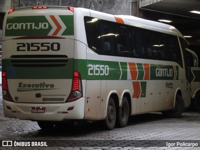 Empresa Gontijo de Transportes 21550 na cidade de Belo Horizonte, Minas Gerais, Brasil, por Igor Policarpo. ID da foto: 7243440.