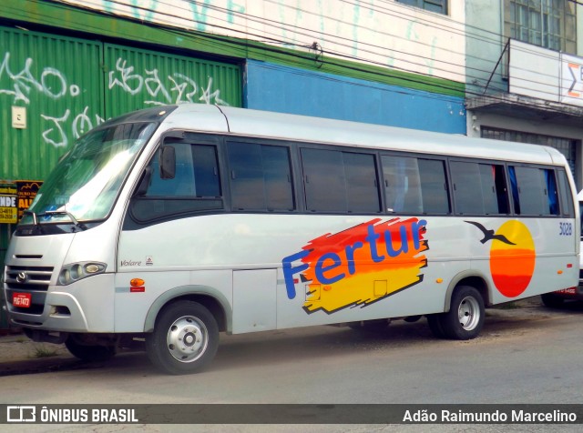 Fertur Turismo 3028 na cidade de Belo Horizonte, Minas Gerais, Brasil, por Adão Raimundo Marcelino. ID da foto: 7243648.