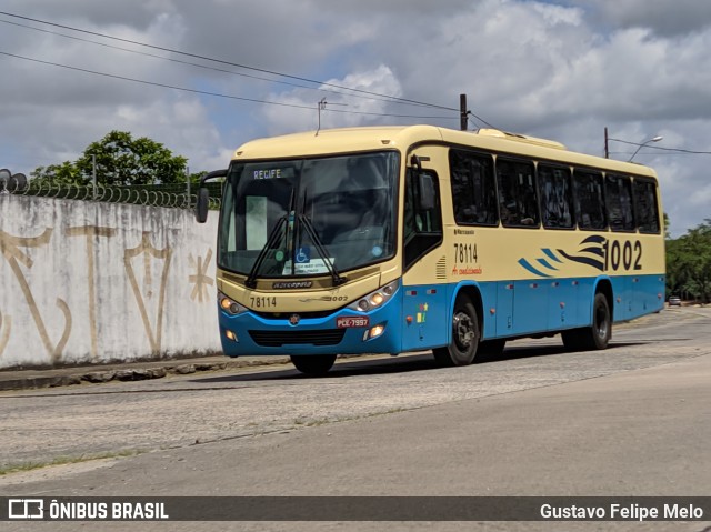 Expresso 1002 78114 na cidade de Recife, Pernambuco, Brasil, por Gustavo Felipe Melo. ID da foto: 7241601.