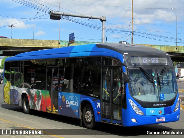 SOGAL - Sociedade de Ônibus Gaúcha Ltda. 154 na cidade de Canoas, Rio Grande do Sul, Brasil, por Gabriel Machado. Número da foto: #7243016.