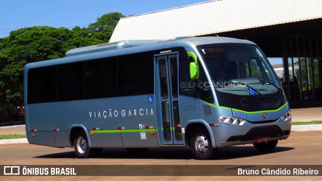 Viação Garcia 6213 na cidade de Maringá, Paraná, Brasil, por Bruno Cândido Ribeiro. ID da foto: 7242591.