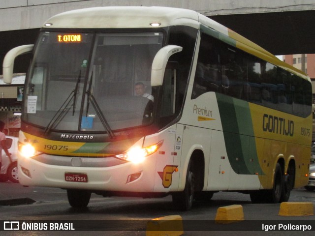 Empresa Gontijo de Transportes 19075 na cidade de Belo Horizonte, Minas Gerais, Brasil, por Igor Policarpo. ID da foto: 7243419.