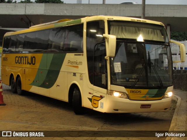 Empresa Gontijo de Transportes 11605 na cidade de Belo Horizonte, Minas Gerais, Brasil, por Igor Policarpo. ID da foto: 7243790.