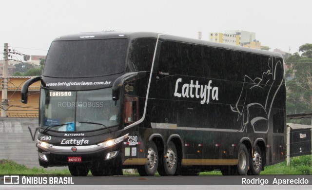 Lattyfa Turismo 2590 na cidade de Conselheiro Lafaiete, Minas Gerais, Brasil, por Rodrigo  Aparecido. ID da foto: 7243182.