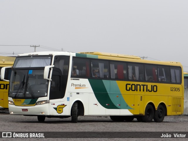 Empresa Gontijo de Transportes 12305 na cidade de Feira de Santana, Bahia, Brasil, por João Victor. ID da foto: 7244109.