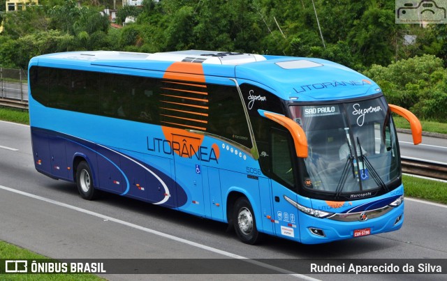 Litorânea Transportes Coletivos 5056 na cidade de Santa Isabel, São Paulo, Brasil, por Rudnei Aparecido da Silva. ID da foto: 7243433.