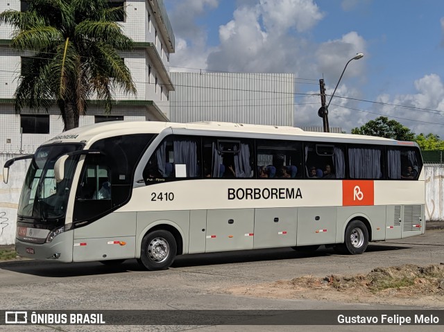 Borborema Imperial Transportes 2410 na cidade de Recife, Pernambuco, Brasil, por Gustavo Felipe Melo. ID da foto: 7241607.