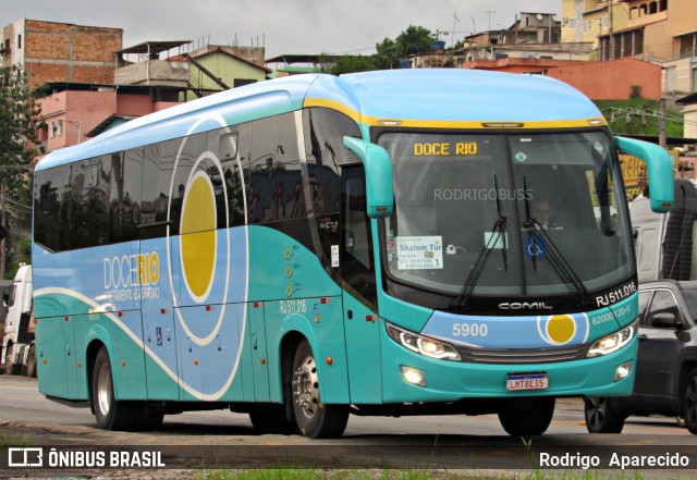 Doce Rio Fretamento e Turismo 5900 na cidade de Conselheiro Lafaiete, Minas Gerais, Brasil, por Rodrigo  Aparecido. Número da foto: #7243216.