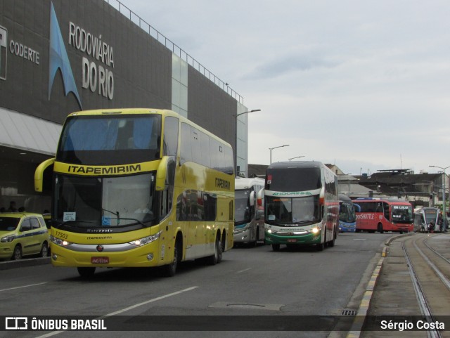 Viação Itapemirim 6025 na cidade de Rio de Janeiro, Rio de Janeiro, Brasil, por Sérgio Costa. Número da foto: #7243611.