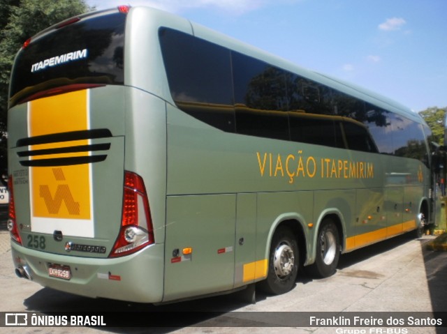 Viação Itapemirim 258 na cidade de São Paulo, São Paulo, Brasil, por Franklin Freire dos Santos. Número da foto: #7244299.