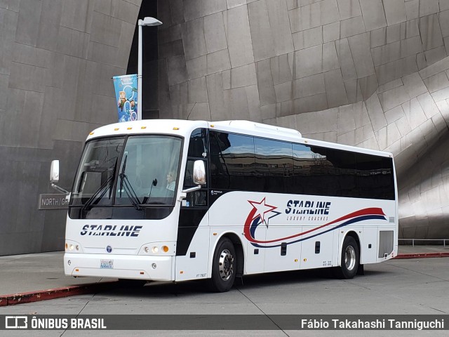 Starline Luxury Coaches 47537RP na cidade de Seattle, Washington, Estados Unidos, por Fábio Takahashi Tanniguchi. Número da foto: #7246379.