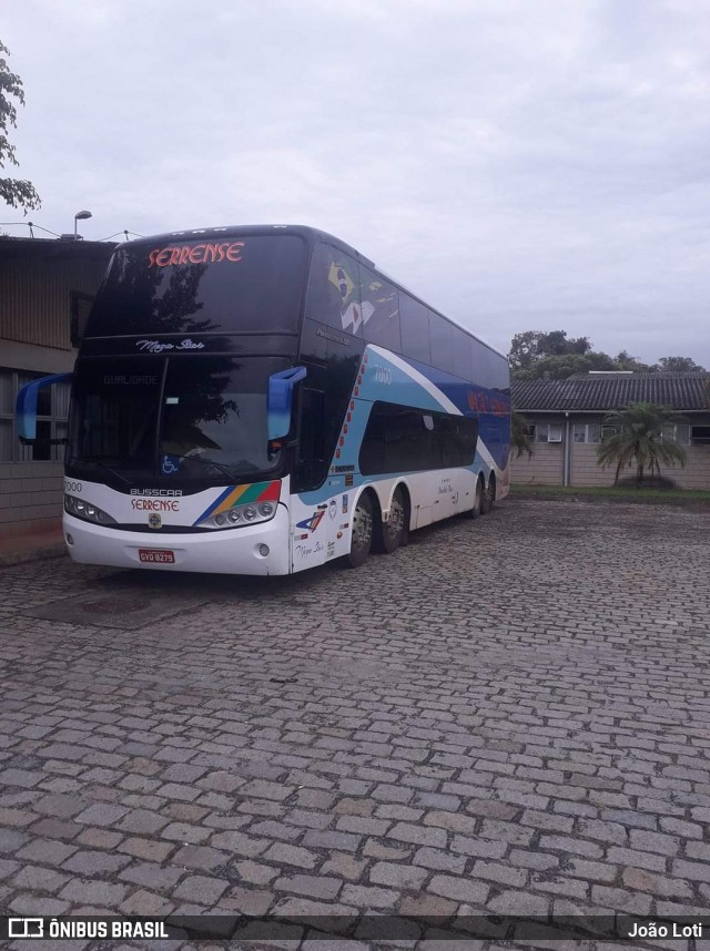 Viação Serrense 7000 na cidade de Guarapari, Espírito Santo, Brasil, por João Loti. ID da foto: 7247057.