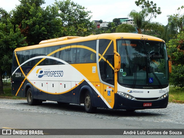 Viação Progresso 32314 na cidade de Juiz de Fora, Minas Gerais, Brasil, por André Luiz Gomes de Souza. ID da foto: 7246397.