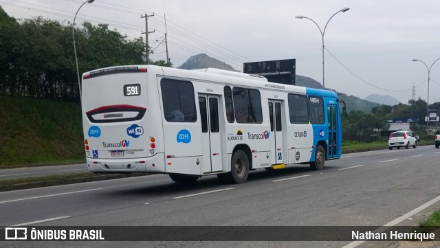 Nova Transporte 22245 na cidade de Serra, Espírito Santo, Brasil, por Nathan Henrique. Número da foto: #7247105.