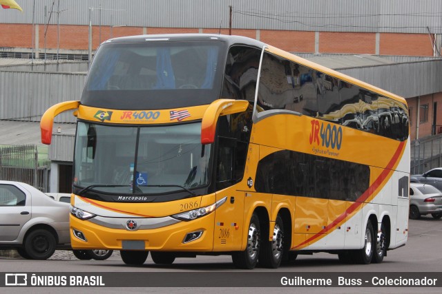 JR 4000 Transportes 2086 na cidade de Caxias do Sul, Rio Grande do Sul, Brasil, por Guilherme  Buss - Colecionador. ID da foto: 7245511.