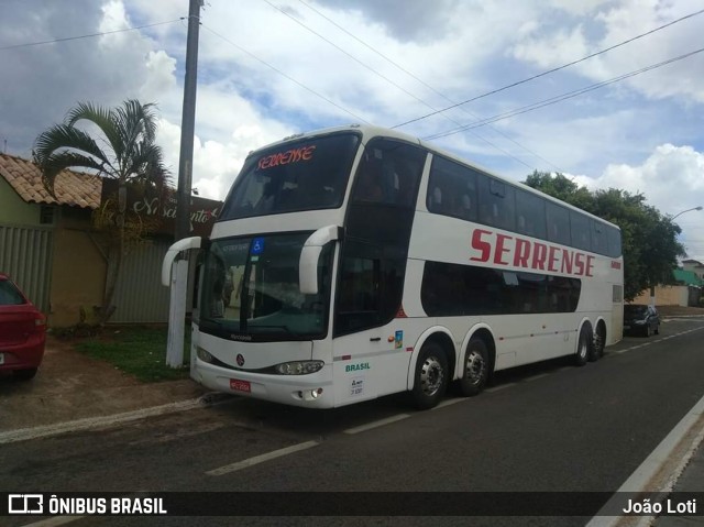 Viação Serrense 6000 na cidade de Trindade, Goiás, Brasil, por João Loti. ID da foto: 7247043.