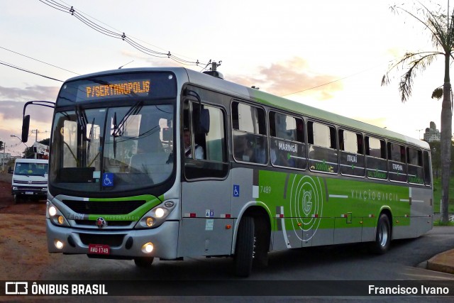 Viação Garcia 7489 na cidade de Londrina, Paraná, Brasil, por Francisco Ivano. Número da foto: #7245044.