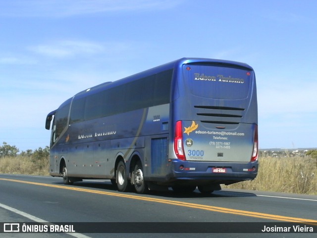 Edson Turismo 3000 na cidade de Curvelo, Minas Gerais, Brasil, por Josimar Vieira. ID da foto: 7245122.