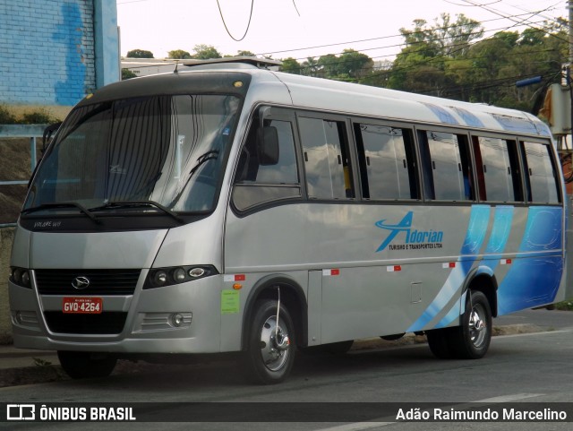 Adorian Turismo e Transporte Ltda 4264 na cidade de Belo Horizonte, Minas Gerais, Brasil, por Adão Raimundo Marcelino. ID da foto: 7246416.