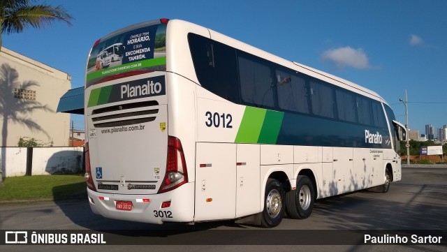 Planalto Transportes 3012 na cidade de Tubarão, Santa Catarina, Brasil, por Paulinho Sartor. ID da foto: 7246257.