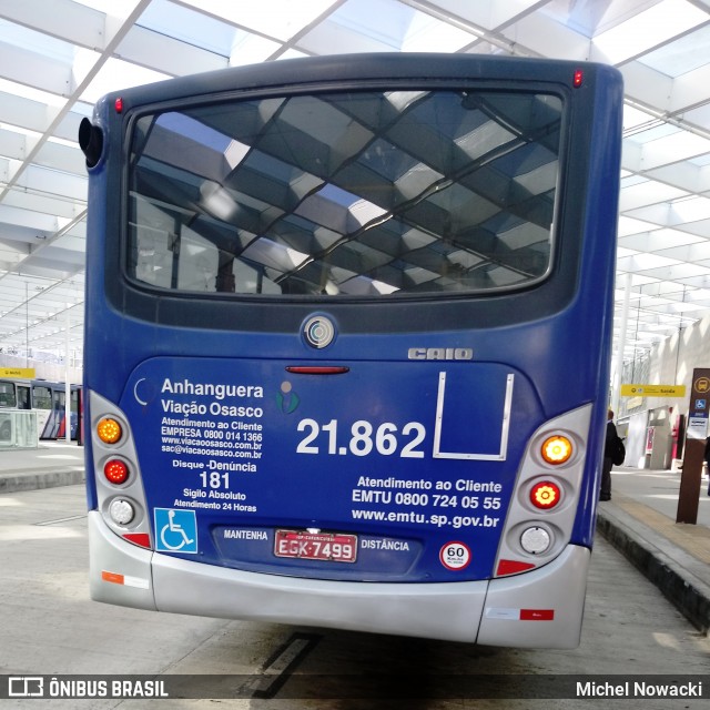 Viação Osasco 21.862 na cidade de São Paulo, São Paulo, Brasil, por Michel Nowacki. Número da foto: #7246814.