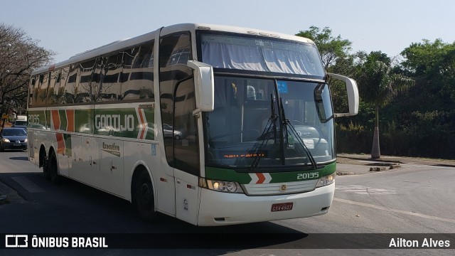 Empresa Gontijo de Transportes 20135 na cidade de Belo Horizonte, Minas Gerais, Brasil, por Ailton Alves. ID da foto: 7248279.