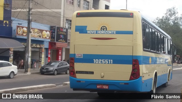 Viação Novo Horizonte 1025511 na cidade de Vitória da Conquista, Bahia, Brasil, por Flávio  Santos. Número da foto: #7249171.