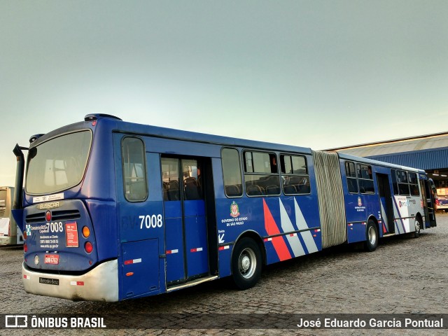 Transportes Capellini 7008 na cidade de Hortolândia, São Paulo, Brasil, por José Eduardo Garcia Pontual. ID da foto: 7248325.