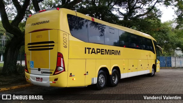 Viação Itapemirim 60073 na cidade de São Paulo, São Paulo, Brasil, por Vanderci Valentim. ID da foto: 7248000.