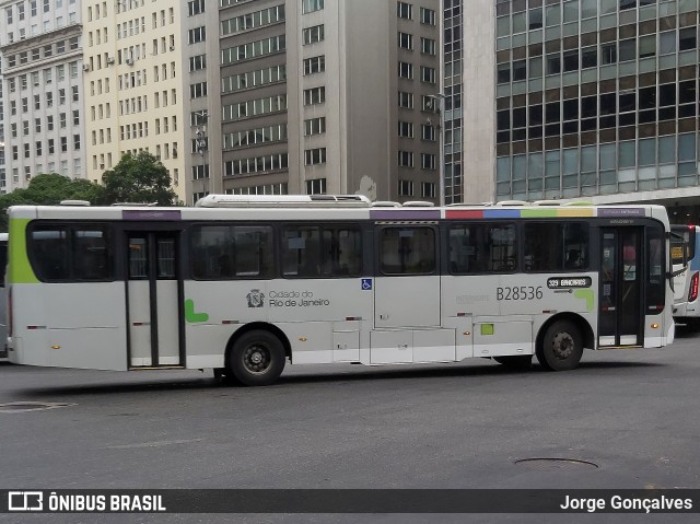 Viação Ideal B28536 na cidade de Rio de Janeiro, Rio de Janeiro, Brasil, por Jorge Gonçalves. Número da foto: #7248779.