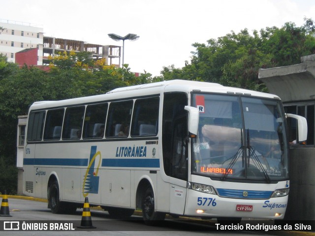 Litorânea Transportes Coletivos 5776 na cidade de São Paulo, São Paulo, Brasil, por Tarcisio Rodrigues da Silva. ID da foto: 7247905.