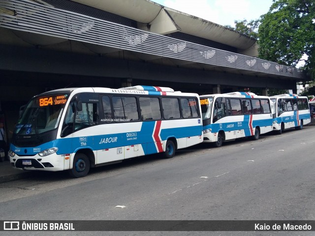 Auto Viação Jabour D86063 na cidade de Rio de Janeiro, Rio de Janeiro, Brasil, por Kaio de Macedo. ID da foto: 7250035.