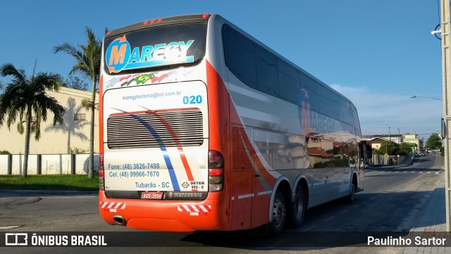 Maregy Turismo 020 na cidade de Tubarão, Santa Catarina, Brasil, por Paulinho Sartor. ID da foto: 7249674.