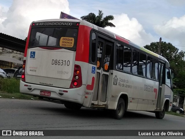 Auto Viação Jabour D86310 na cidade de Rio de Janeiro, Rio de Janeiro, Brasil, por Lucas Luz de Oliveira. Número da foto: #7247701.