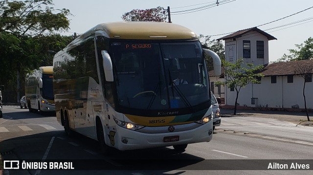 Empresa Gontijo de Transportes 18155 na cidade de Belo Horizonte, Minas Gerais, Brasil, por Ailton Alves. ID da foto: 7248272.