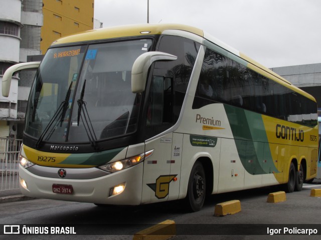 Empresa Gontijo de Transportes 19275 na cidade de Belo Horizonte, Minas Gerais, Brasil, por Igor Policarpo. ID da foto: 7250084.