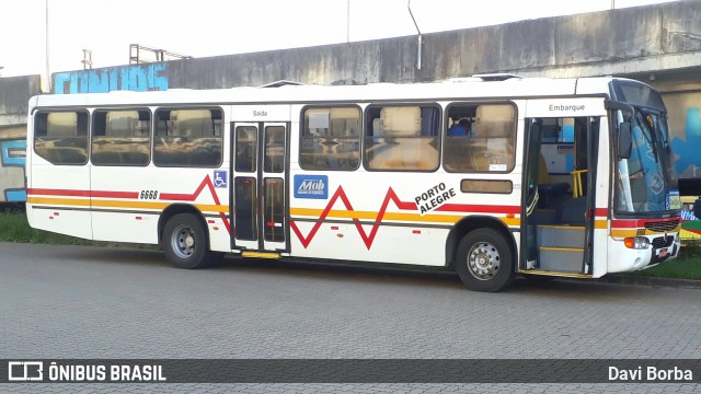 SOPAL - Sociedade de Ônibus Porto-Alegrense Ltda. 6668 na cidade de Porto Alegre, Rio Grande do Sul, Brasil, por Davi Borba. ID da foto: 7248711.