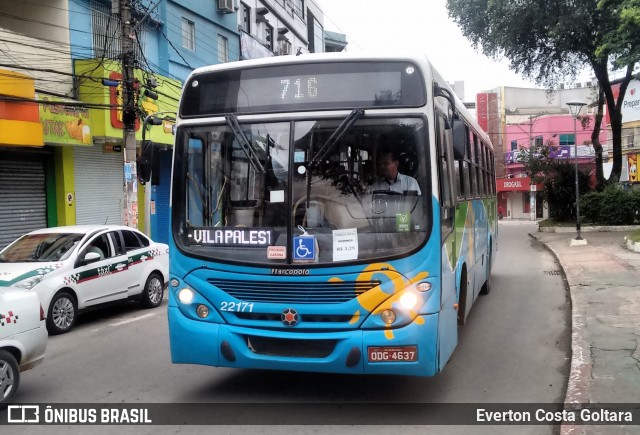 Nova Transporte 22171 na cidade de Cariacica, Espírito Santo, Brasil, por Everton Costa Goltara. Número da foto: #7247502.