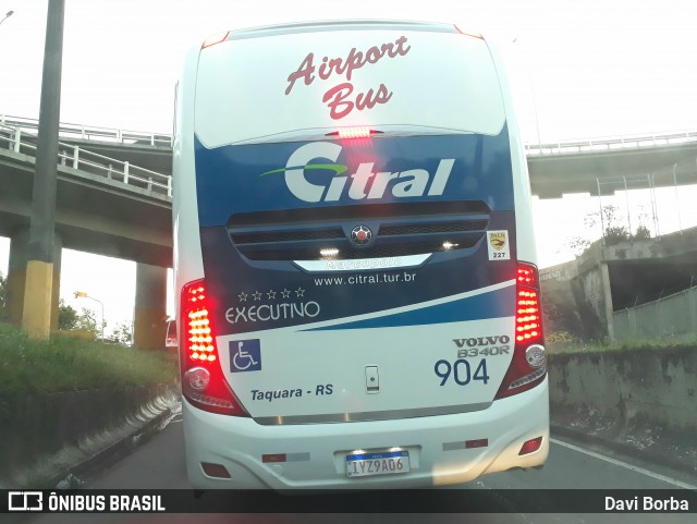 Citral Transporte e Turismo 904 na cidade de Porto Alegre, Rio Grande do Sul, Brasil, por Davi Borba. Número da foto: #7248435.