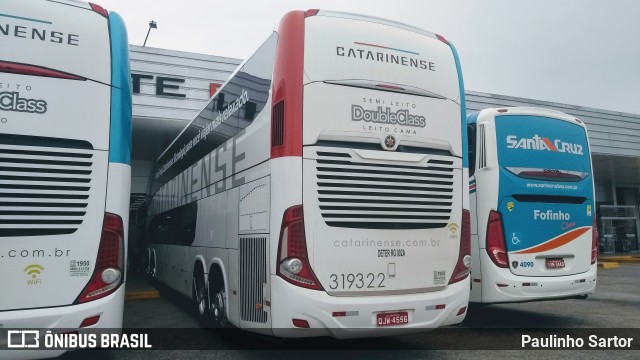 Auto Viação Catarinense 319322 na cidade de Sombrio, Santa Catarina, Brasil, por Paulinho Sartor. Número da foto: #7249708.