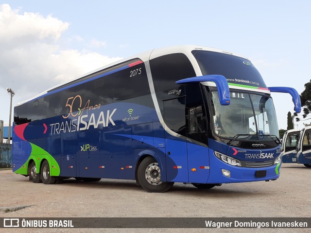 Trans Isaak Turismo 2075 na cidade de Curitiba, Paraná, Brasil, por Wagner Domingos Ivanesken. Número da foto: #7249136.