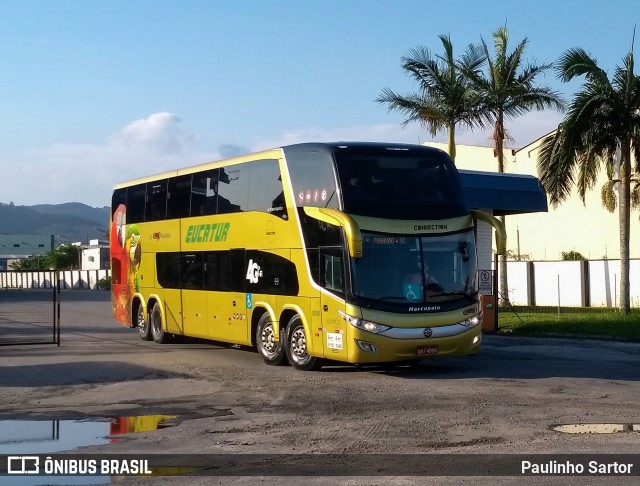 Eucatur - Empresa União Cascavel de Transportes e Turismo 5315 na cidade de Tubarão, Santa Catarina, Brasil, por Paulinho Sartor. ID da foto: 7249682.