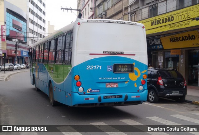 Nova Transporte 22171 na cidade de Cariacica, Espírito Santo, Brasil, por Everton Costa Goltara. Número da foto: #7247504.