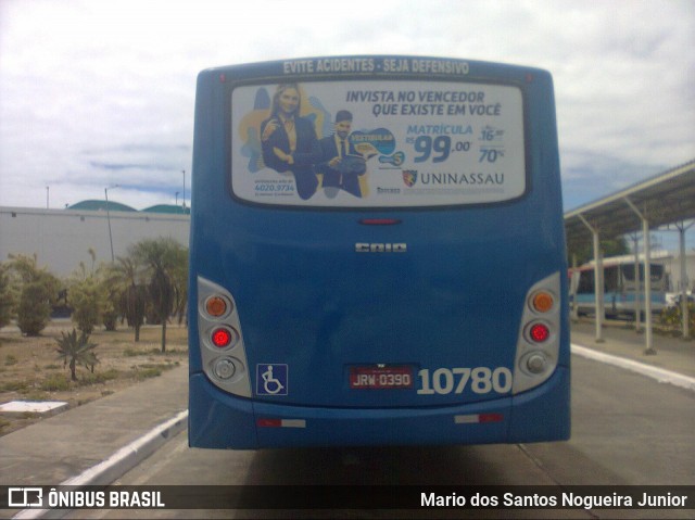 Concessionária Salvador Norte - CSN Transportes 10780 na cidade de Salvador, Bahia, Brasil, por Mario dos Santos Nogueira Junior. Número da foto: #7248654.